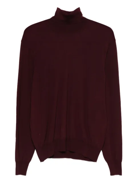 Saint Laurent suéter con cuello vuelto