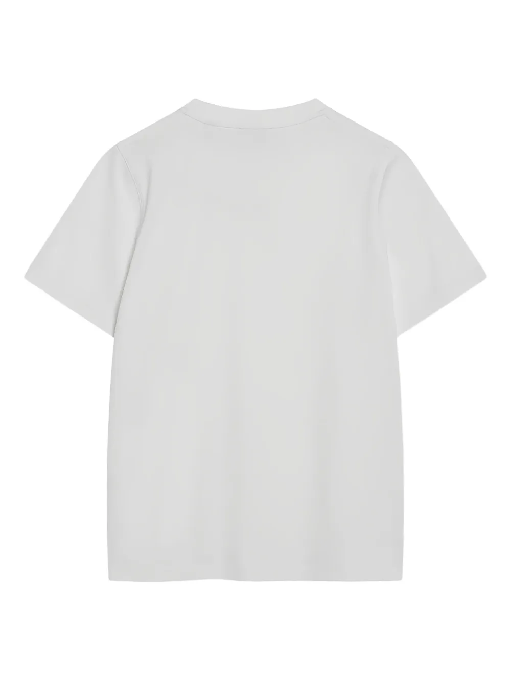 Burberry Kids T-shirt met patch en korte mouwen Wit