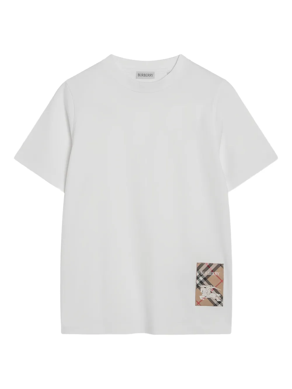Burberry Kids T-shirt con applicazione - Bianco
