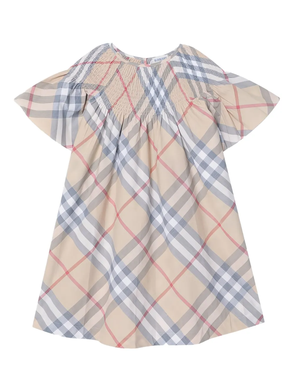 Burberry Kids Abito a quadri - Toni neutri