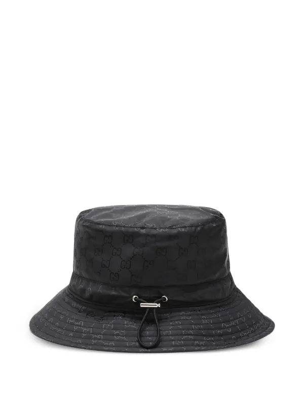 GUCCI グッチ リバーシブル バケットハットGGモノグラム Mサイズ Gucci リバーシブル GG モノグラム ハット | ブルー | FARFETCH JP