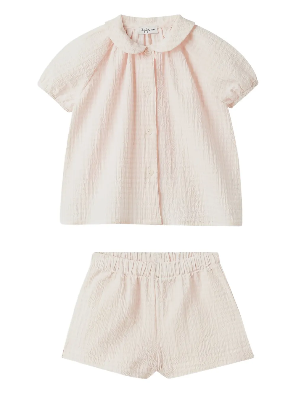 Il Gufo set de shorts con cuello Peter Pan | rosado | Image 1