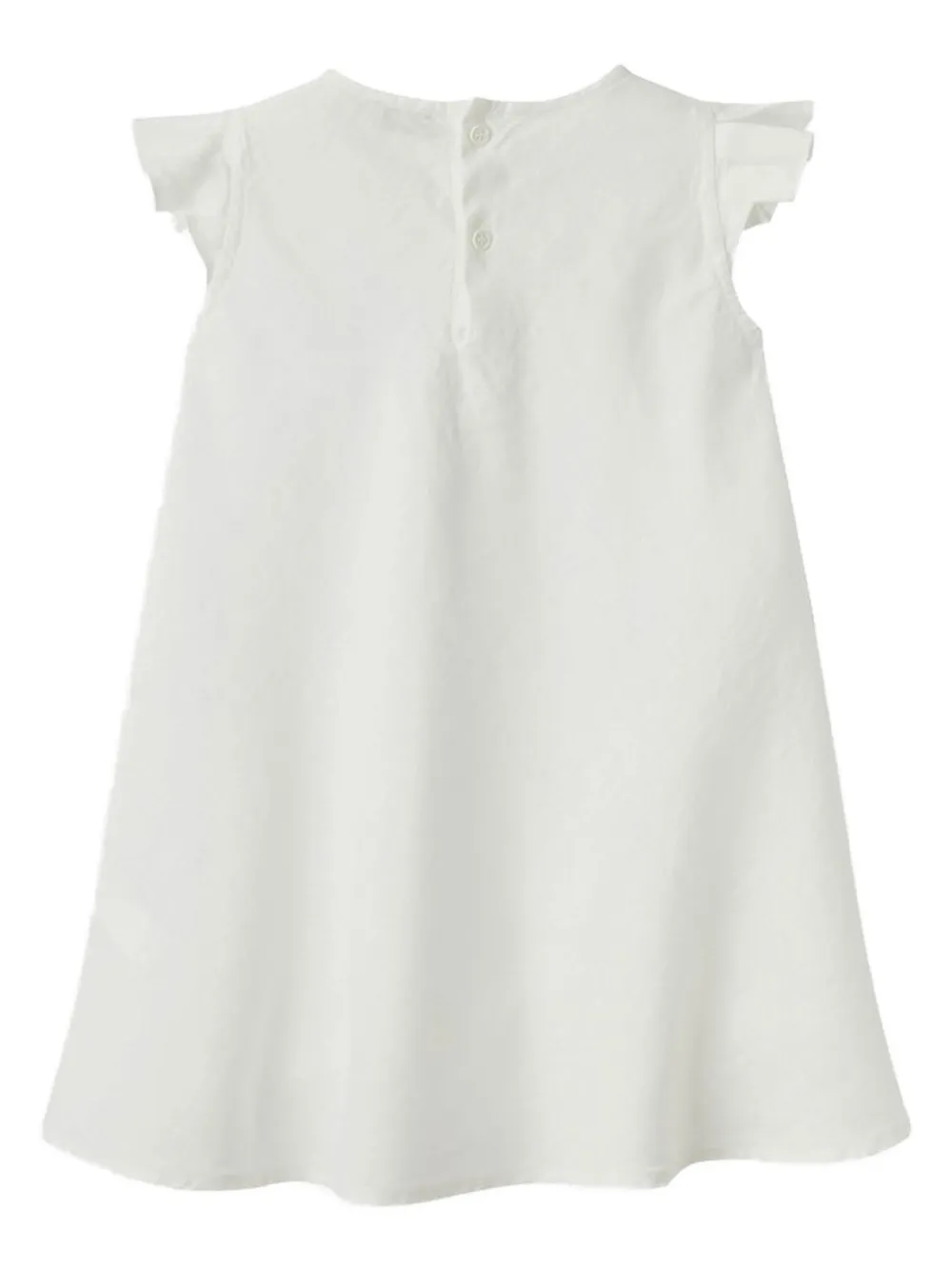 Il Gufo Jurk met ruches - Wit