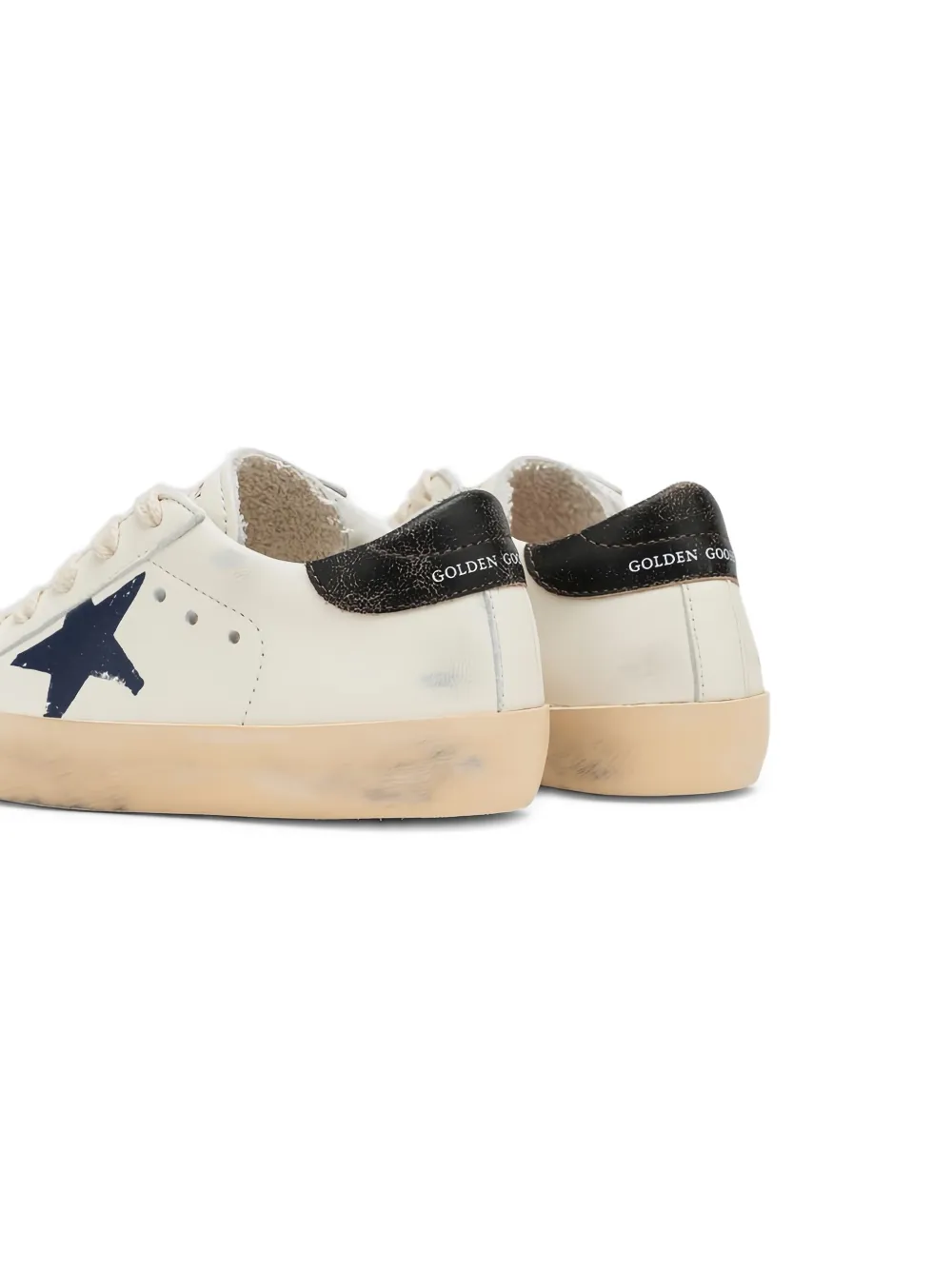 Golden Goose Kids Star Low Super Star sneakers Wit