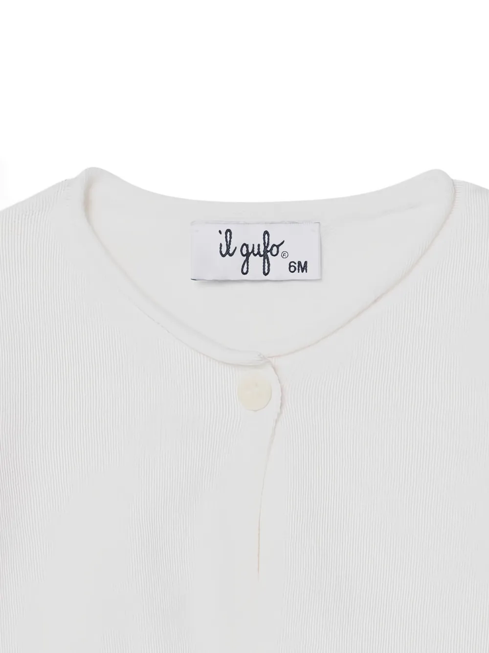 Il Gufo Vest met knopen Wit