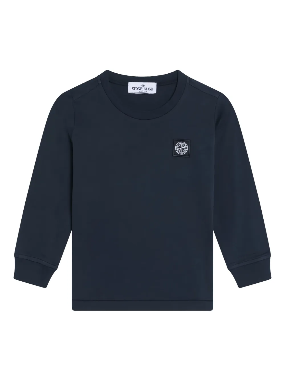 Stone Island Junior T-shirt a maniche lunghe - Blu
