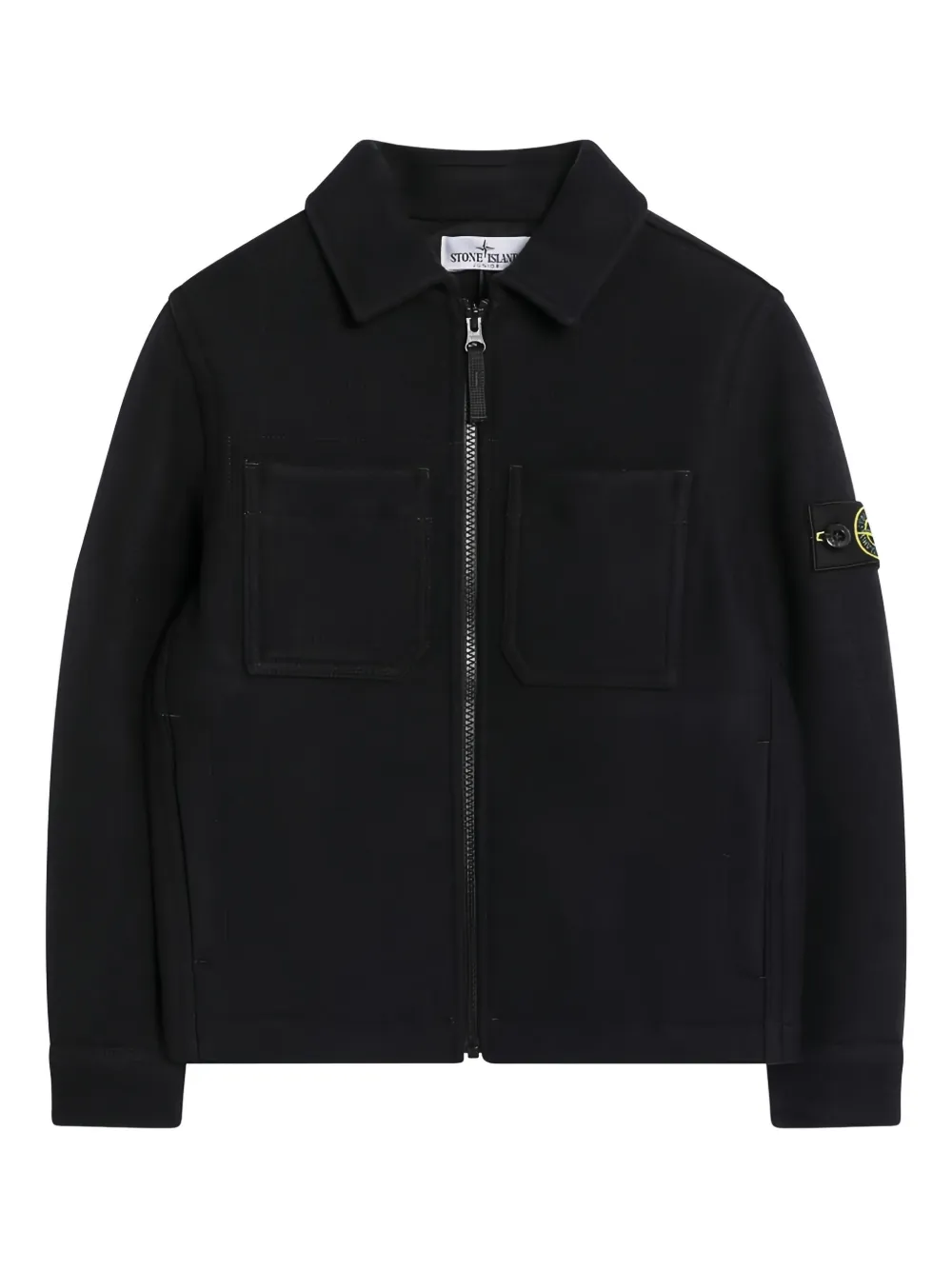 Stone Island Junior Jacke mit Taschen - Blau