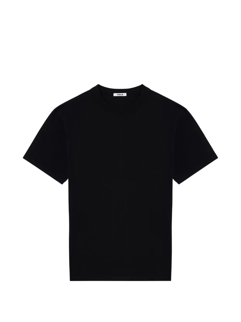 TEKLA T-SHIRT GIROCOLLO MANICA LUNGA - BLACK - | negro | Image 1