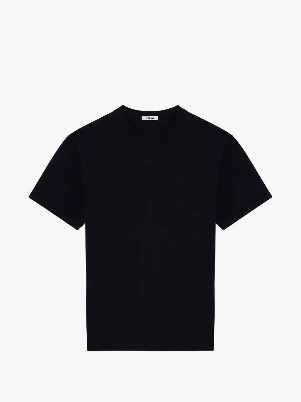 TEKLA T-SHIRT GIROCOLLO MANICA LUNGA - BLACK - | negro | Image 1