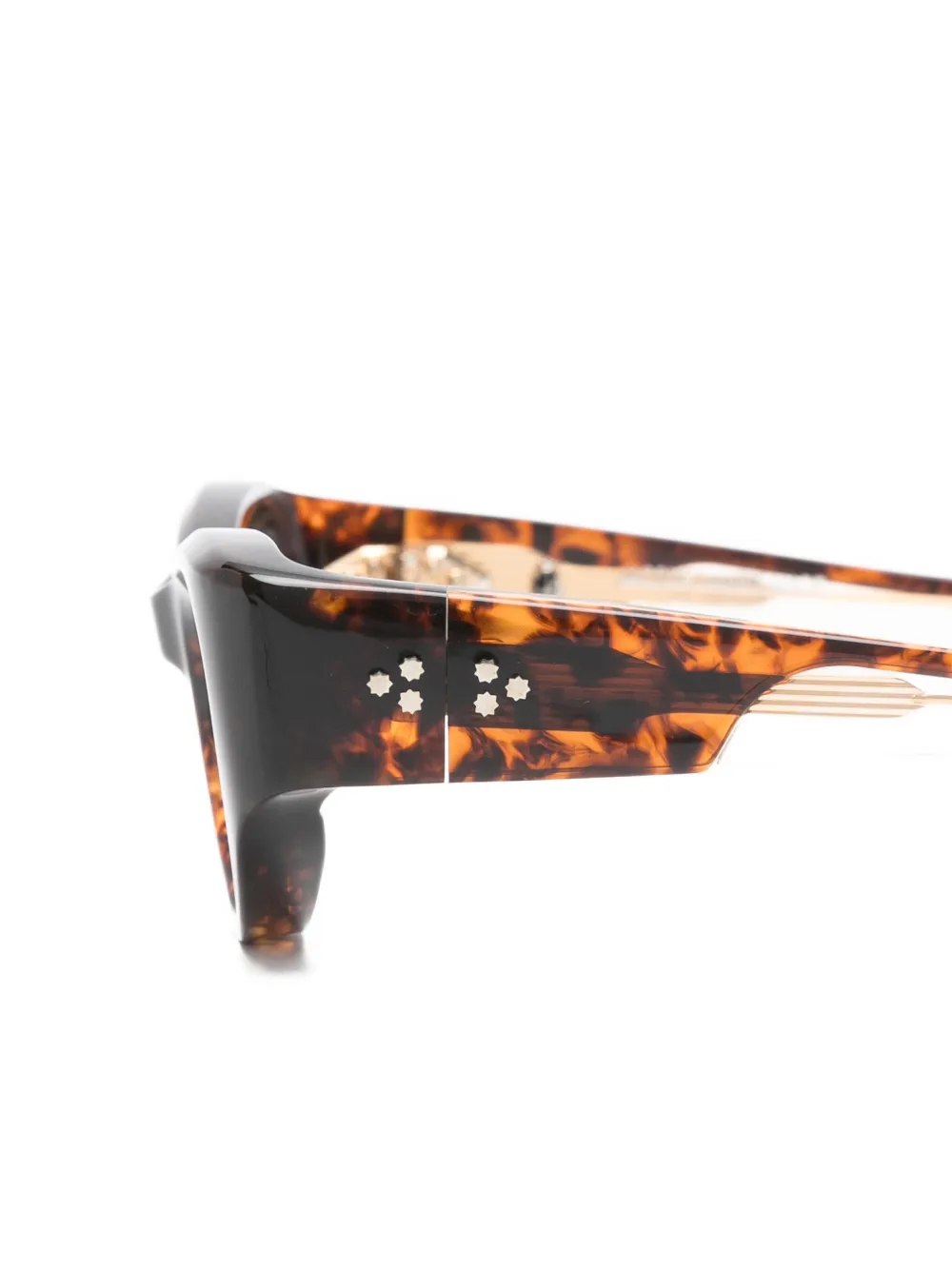  Jacques Marie Mage Seymour Tortoiseshell Sunglasses - Brown 