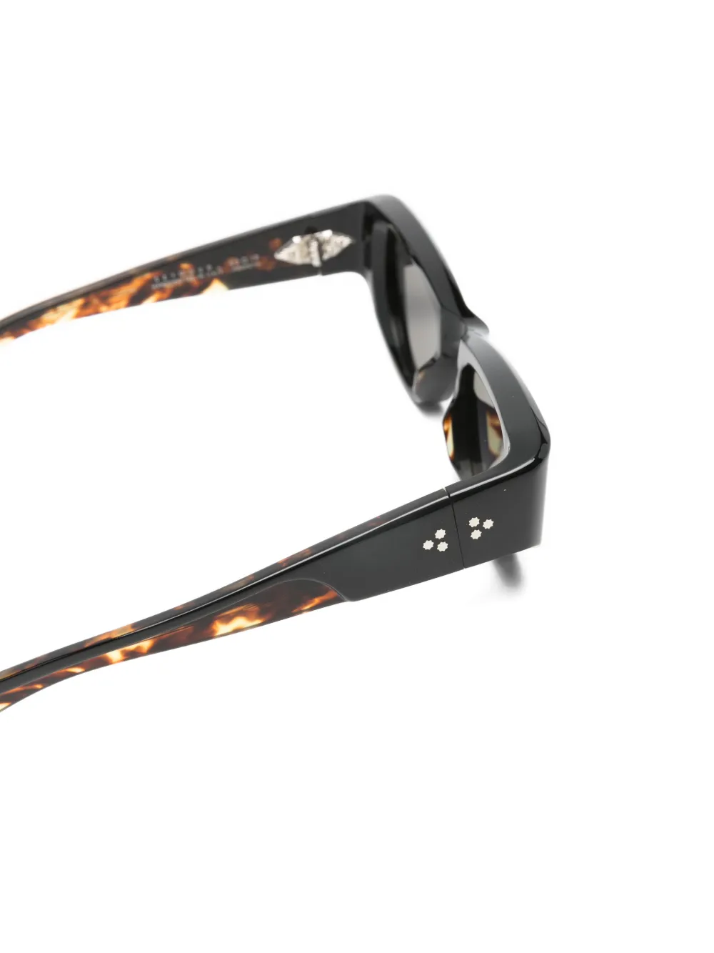  Jacques Marie Mage Geometric Sunglasses - Black 