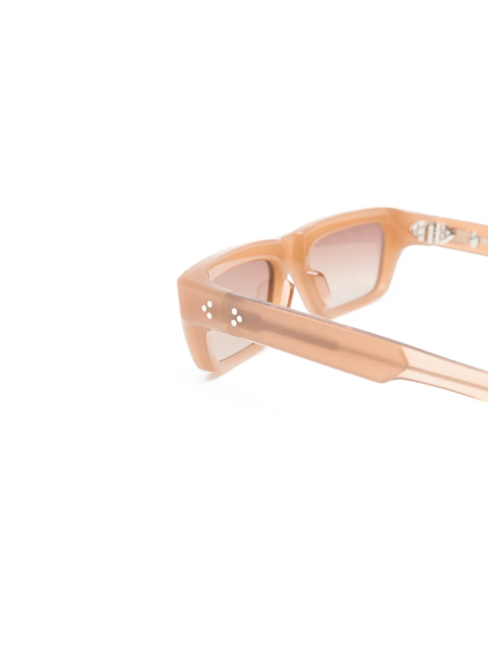  Jacques Marie Mage Rectangle-frame Sunglasses - Neutrals 