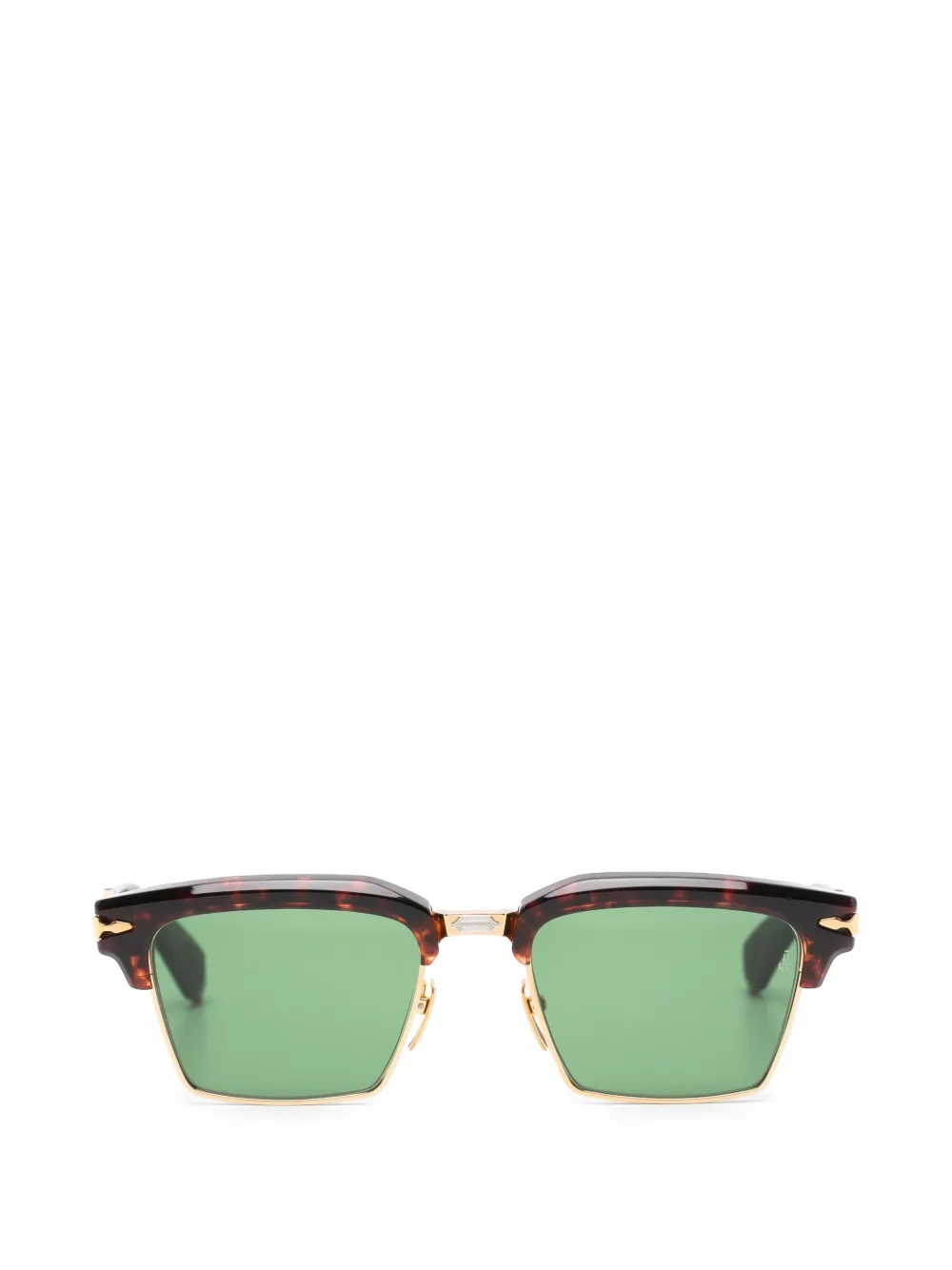 Jacques Marie Mage Alin square-frame sunglasses - Marrone