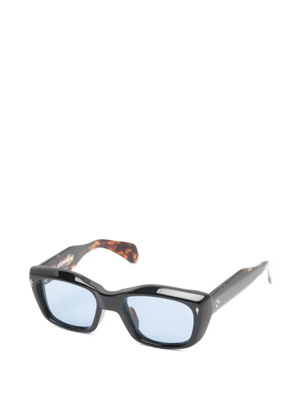 Jacques Marie Mage square-frame sunglasses - Zwart