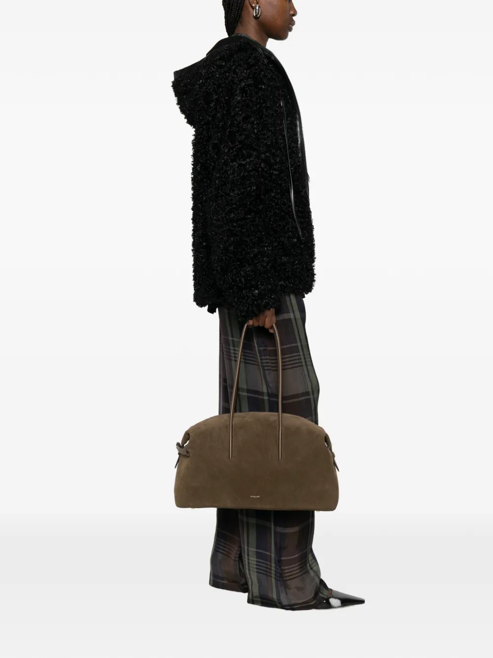 Stockholm suede shoulder bag