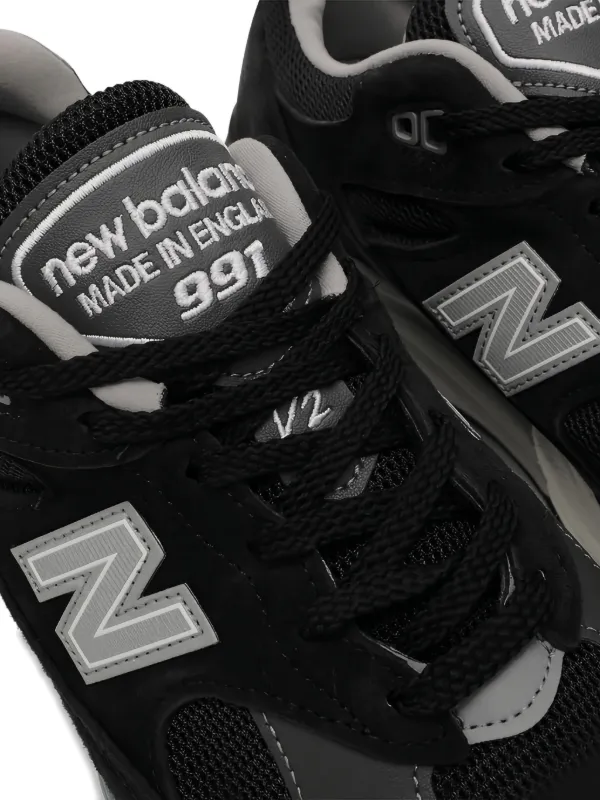 New Balance 991 Sneakers Mit Logo | Schwarz | FARFETCH DE