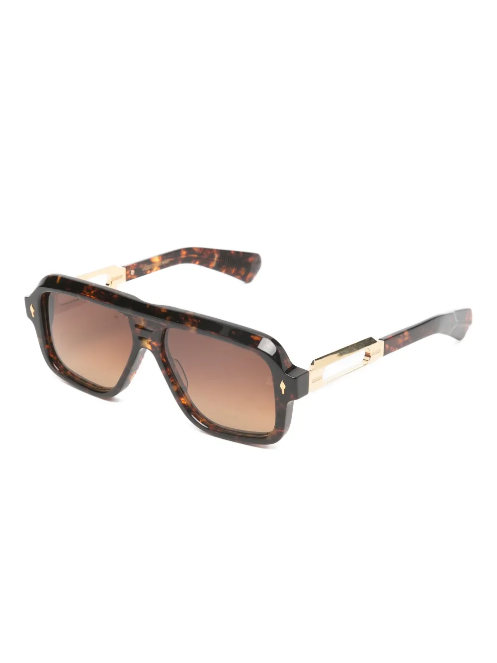 Jacques Marie Mage pilot-frame sunglasses - Bruin