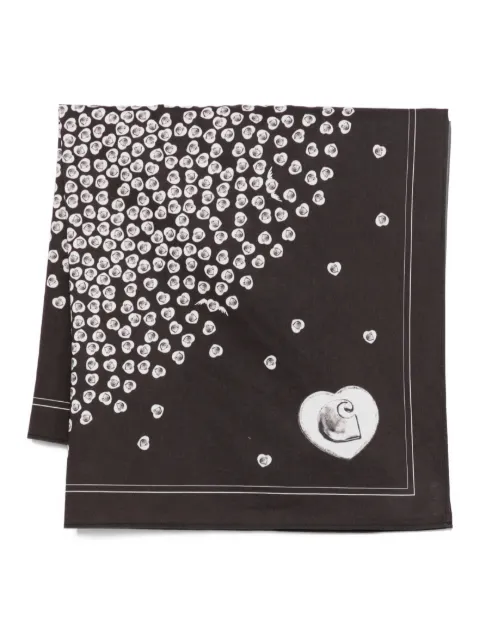 Carhartt WIP heart-print scarf