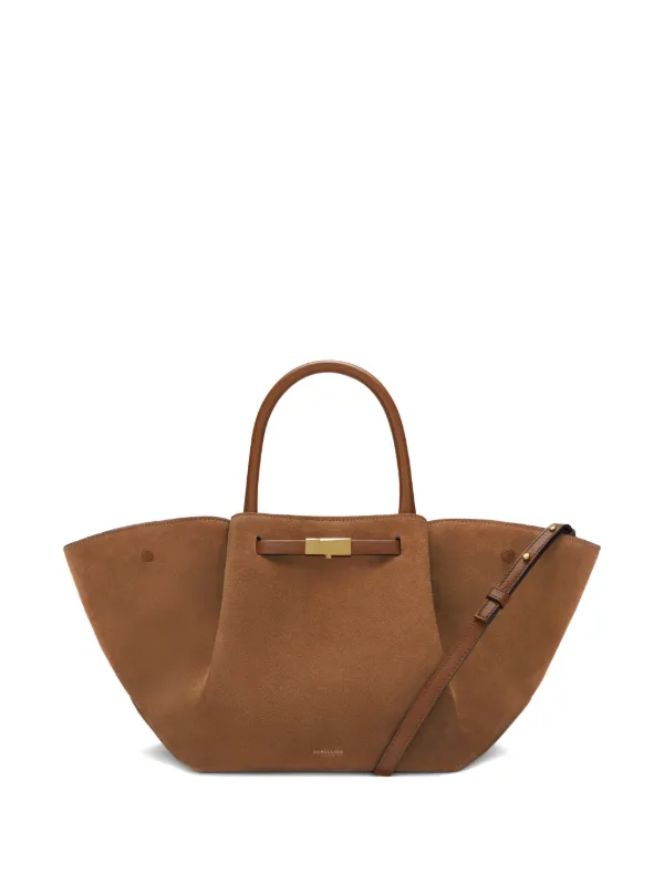 ★DEMELLIER★ The Midi New York トートバッグ DeMellier Bolsa Tote The Midi New York | Marrom | FARFETCH BR