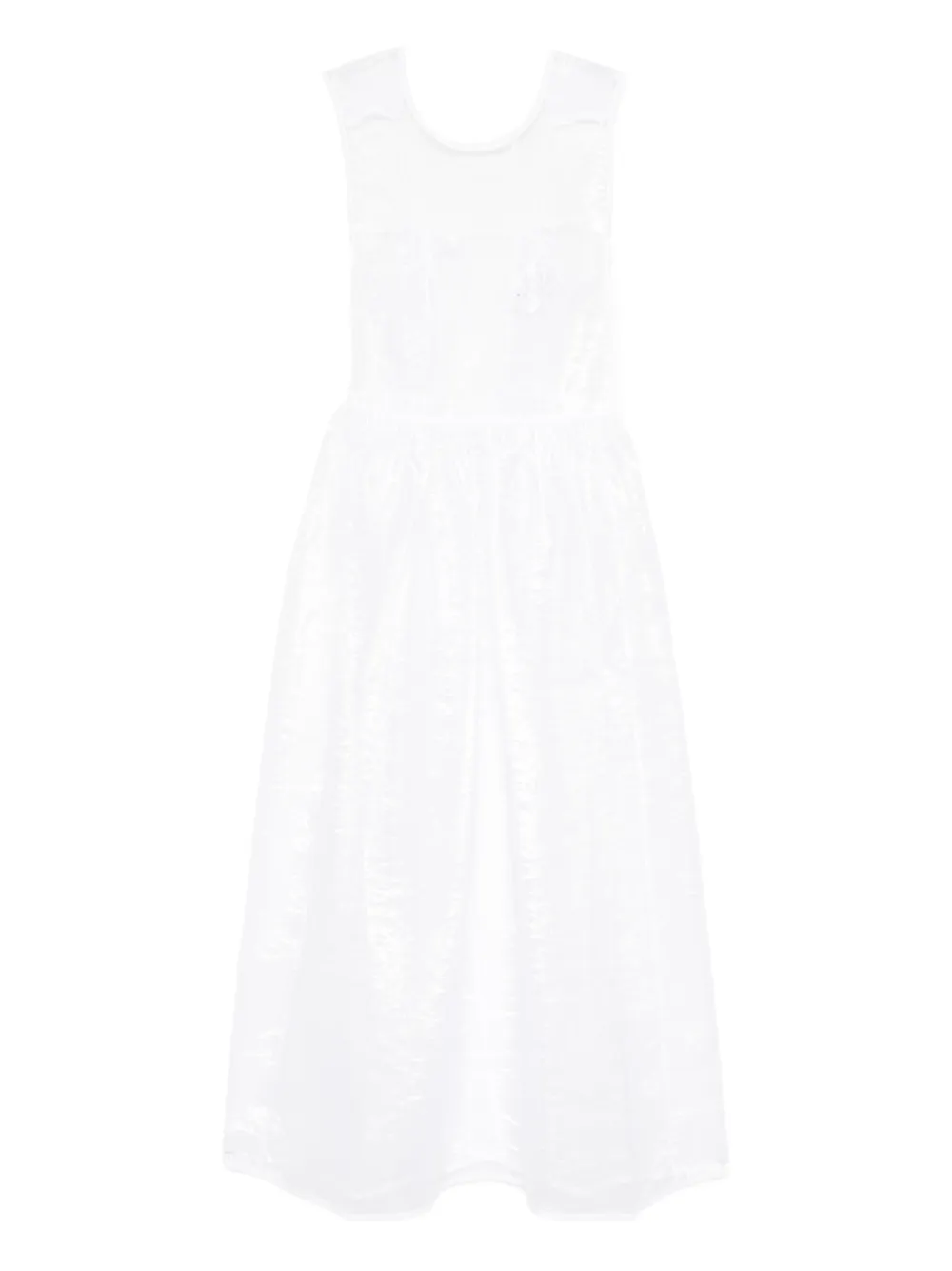 Cecilie Bahnsen Camilla midi dress - Bianco