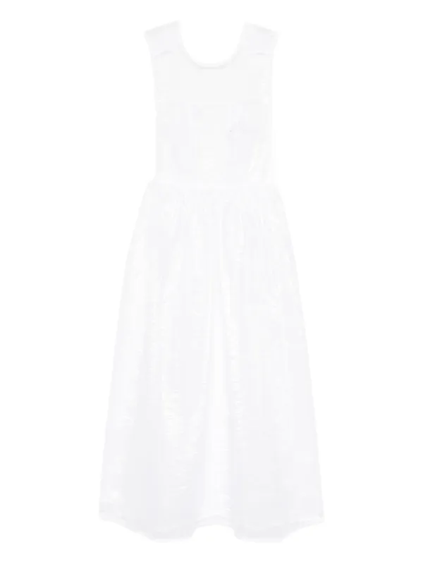 Cecilie Bahnsen Camilla Dress in White