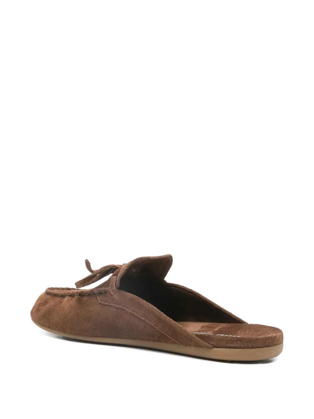 Miu Muiltjes met strikdetail Bruin