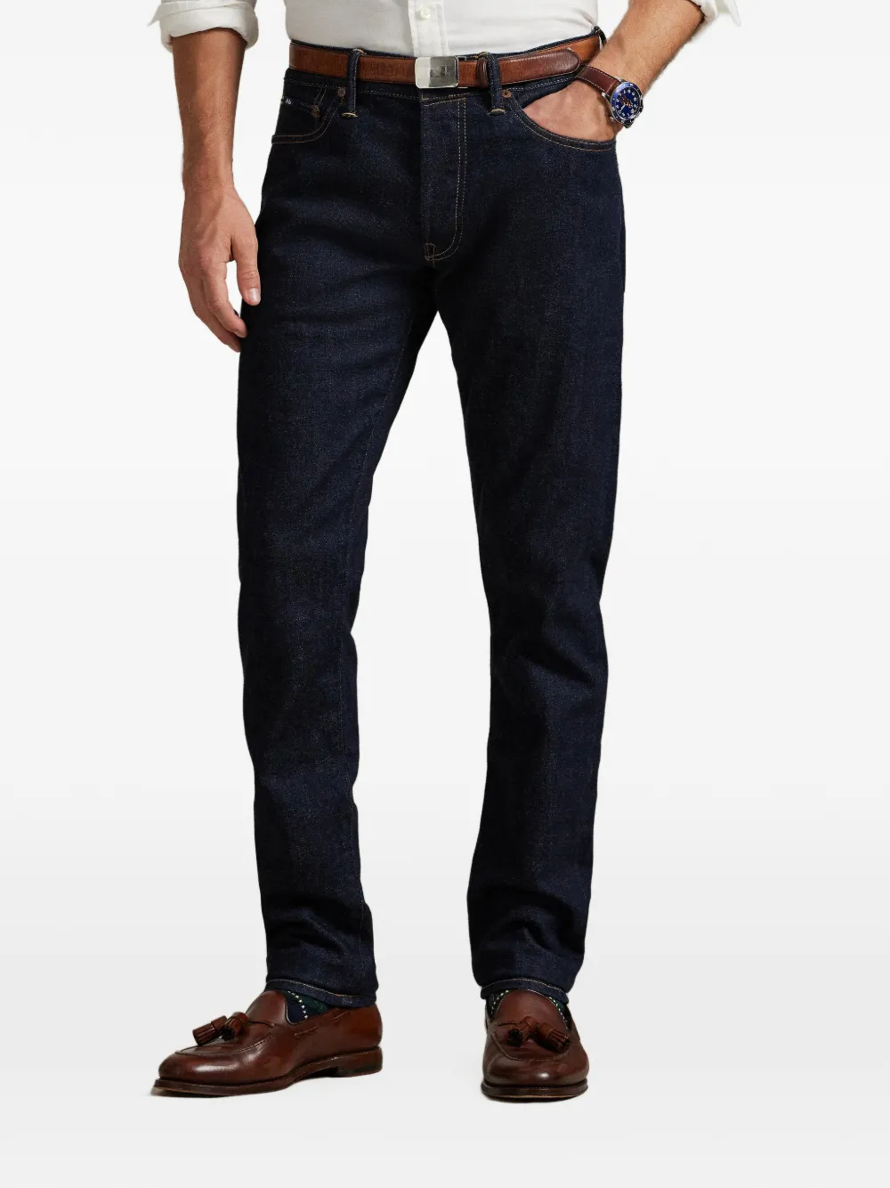 Polo Ralph Lauren Sullivan denim jeans met vijf zakken Blauw
