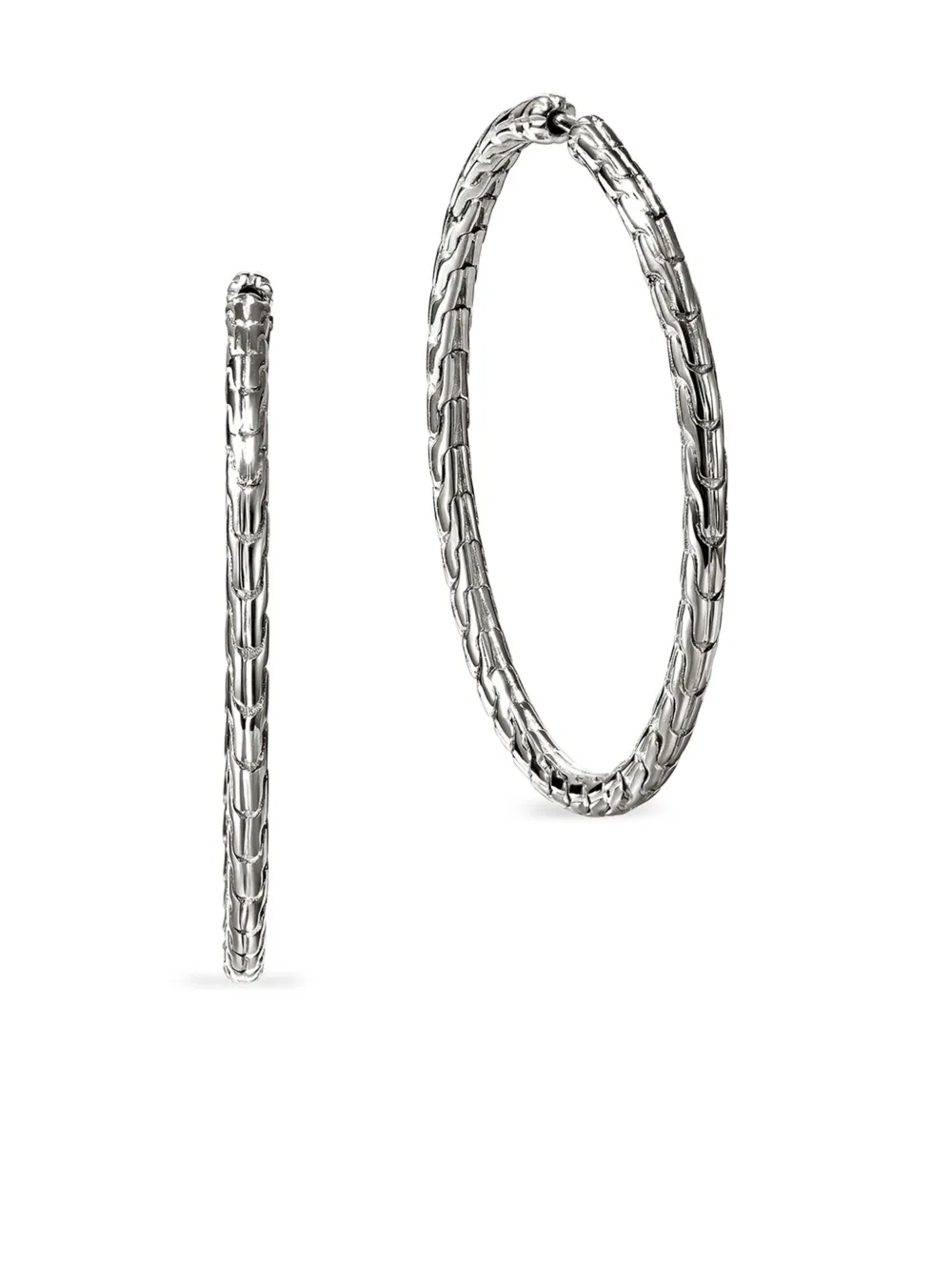 John Hardy créoles JH Essential Flex 39 mm en argent sterling | Image 2