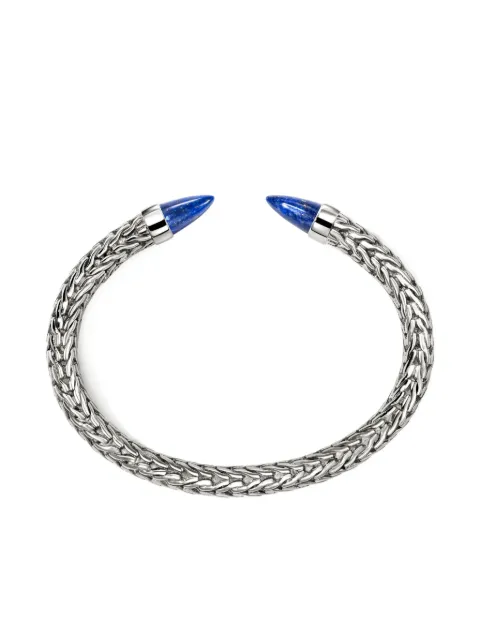 John Hardy sterling silver Spear 50 Flex lapis lazuli bracelet