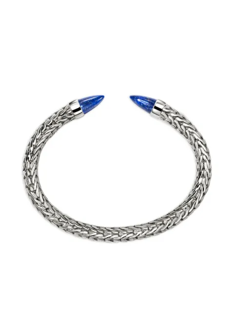 John Hardy sterling silver Spear 50 Flex lapis lazuli bracelet