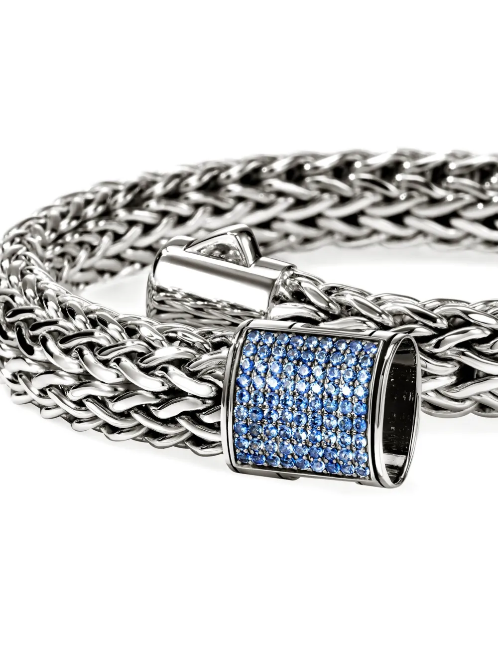 John Hardy Sterling Silver Icon Sapphire Bracelet In Metallic