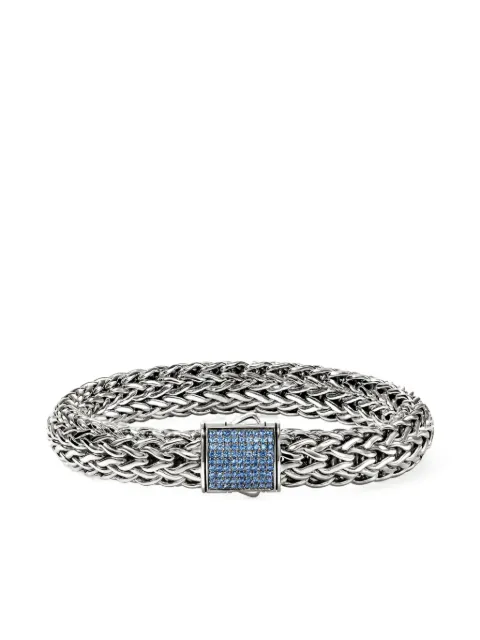 John Hardy sterling silver Icon sapphire bracelet