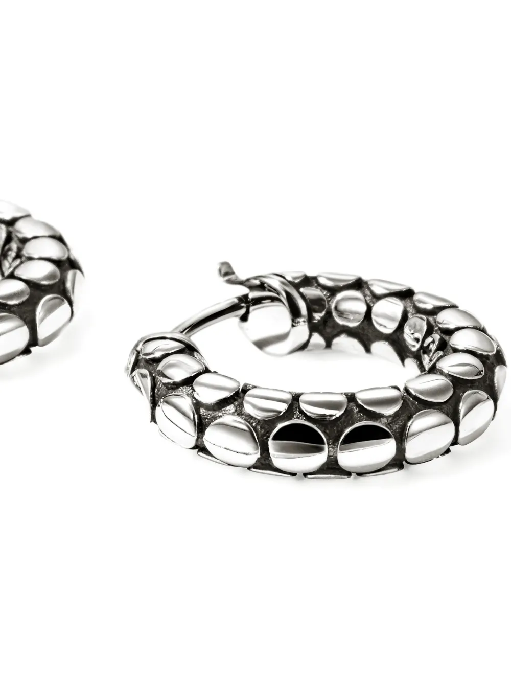 John Hardy Sterling Silver Dot Earrings In Silver