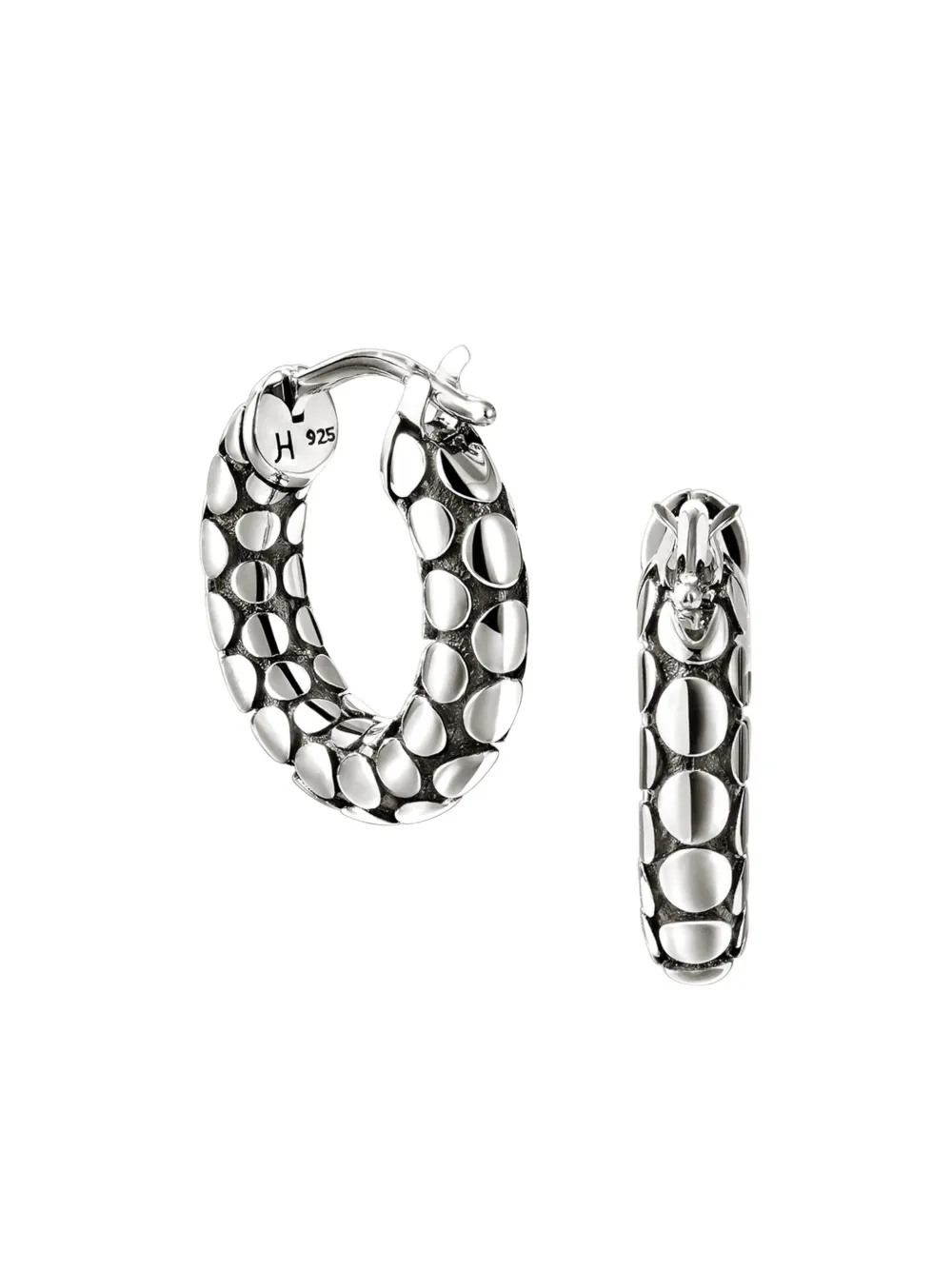 John Hardy Sterling Silver Dot Earrings In Silver