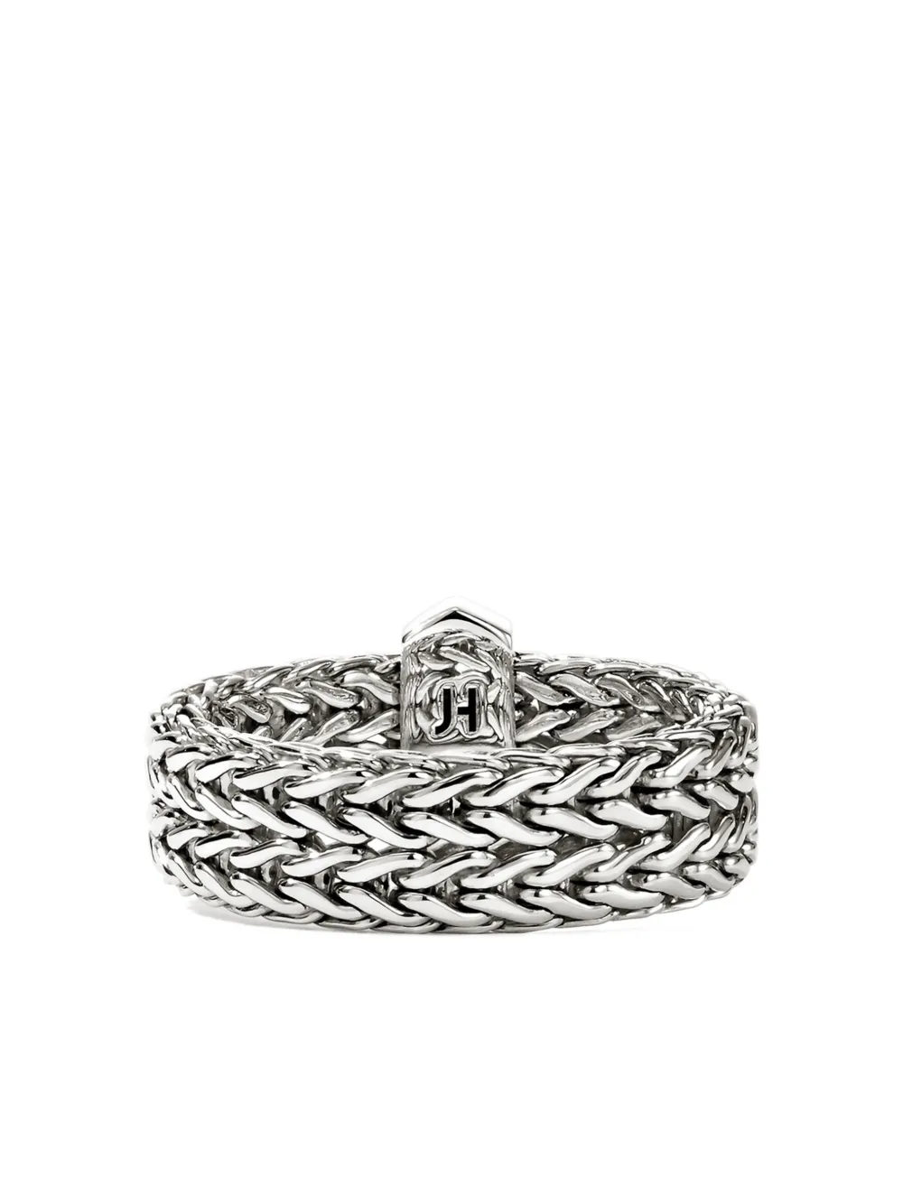 John Hardy Sterling Silver Diamond Ring In Metallic