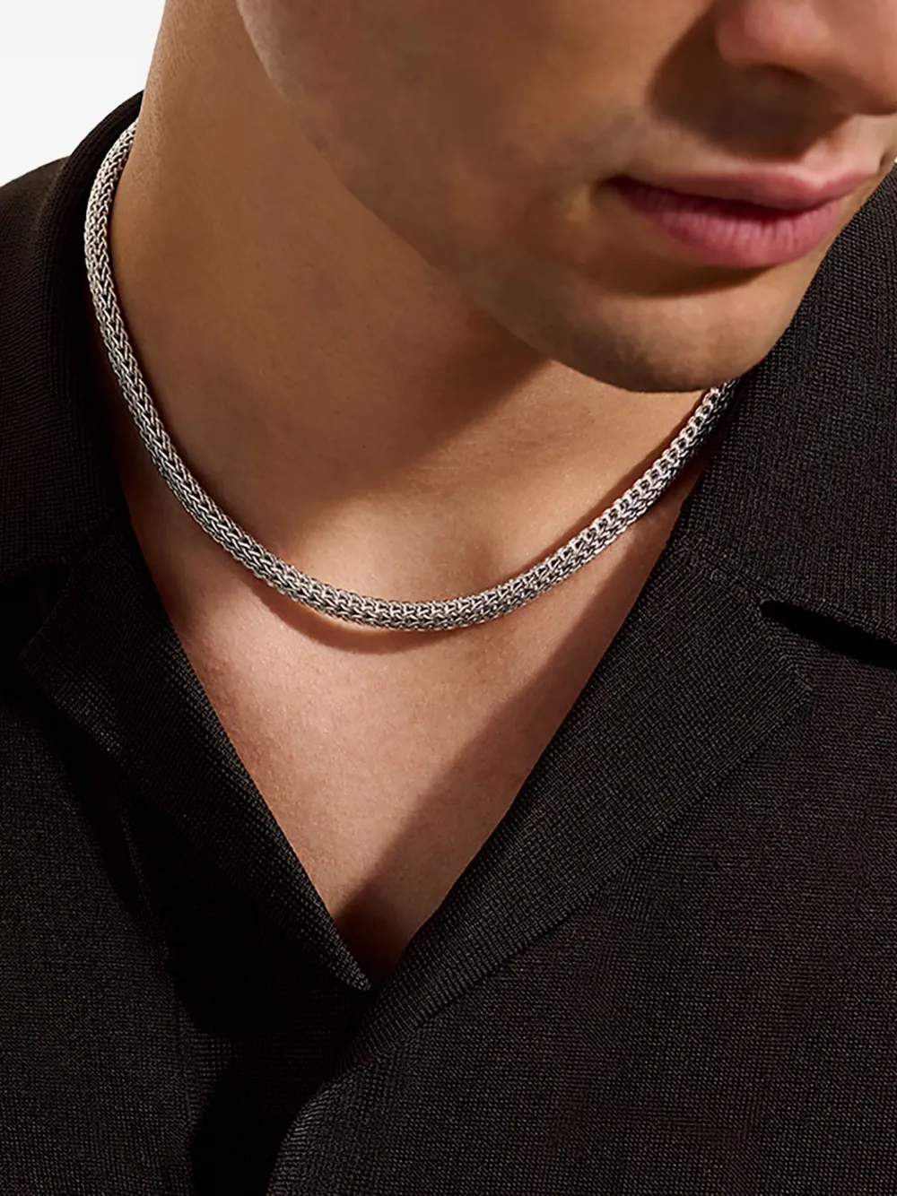 John Hardy Sterling Silver Chain Necklace In Metallic