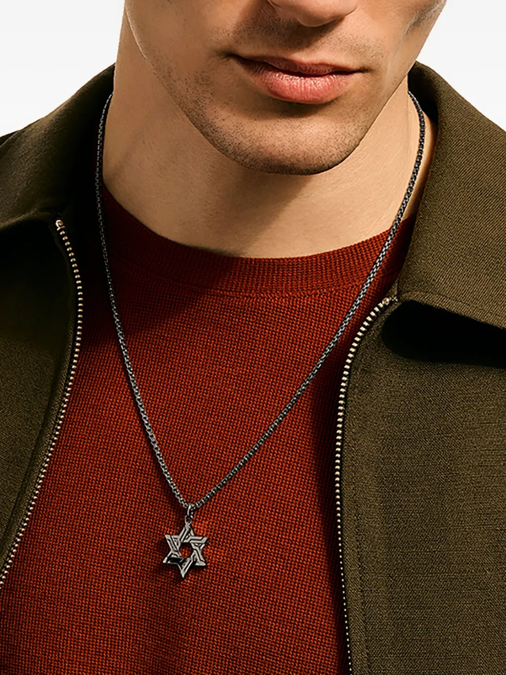 John Hardy collar Icon 50 Star Of David en plata de ley | Image 2