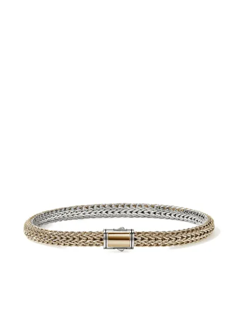 John Hardy pulsera Icon en oro amarillo de 14 ct y plata de ley