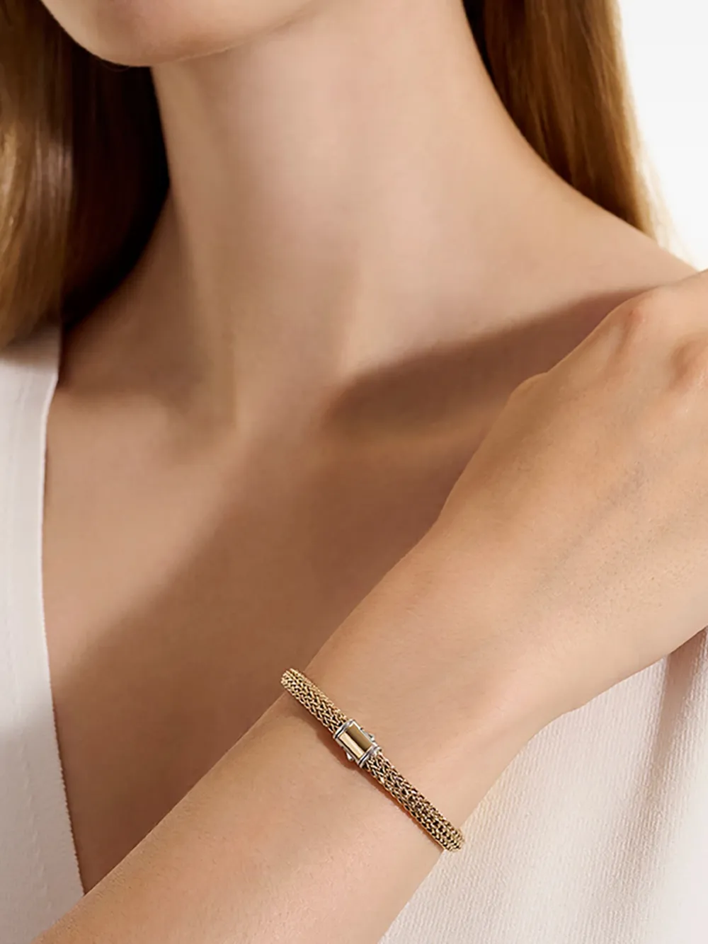 John Hardy 14K yellow gold and sterling silver Icon bracelet | Men | Image 2