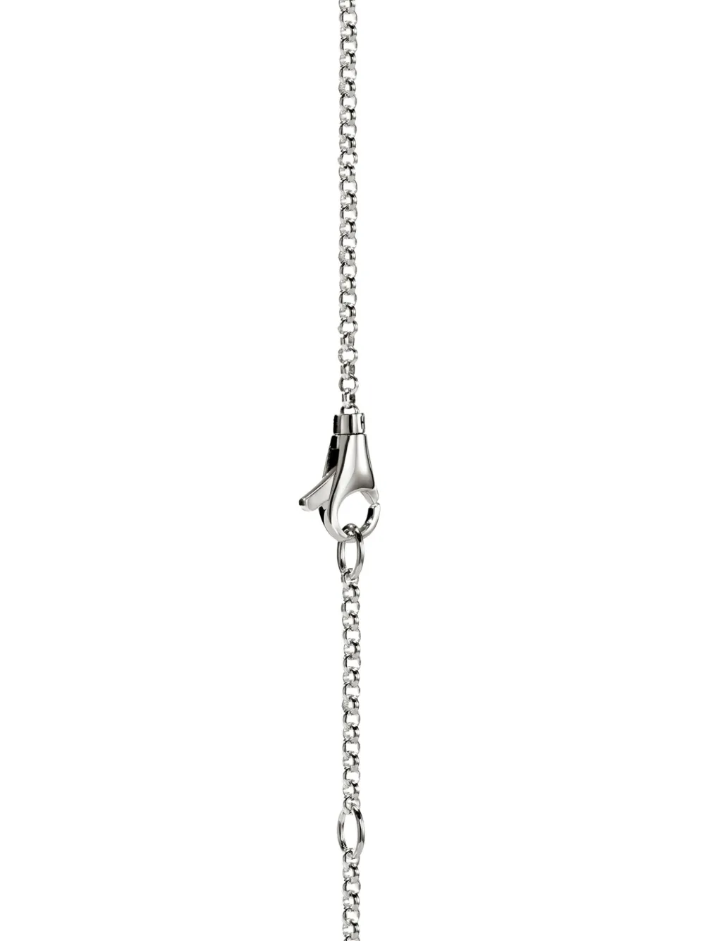 John Hardy 14k Yellow Gold Sterling Silver Chain Necklace In Silver