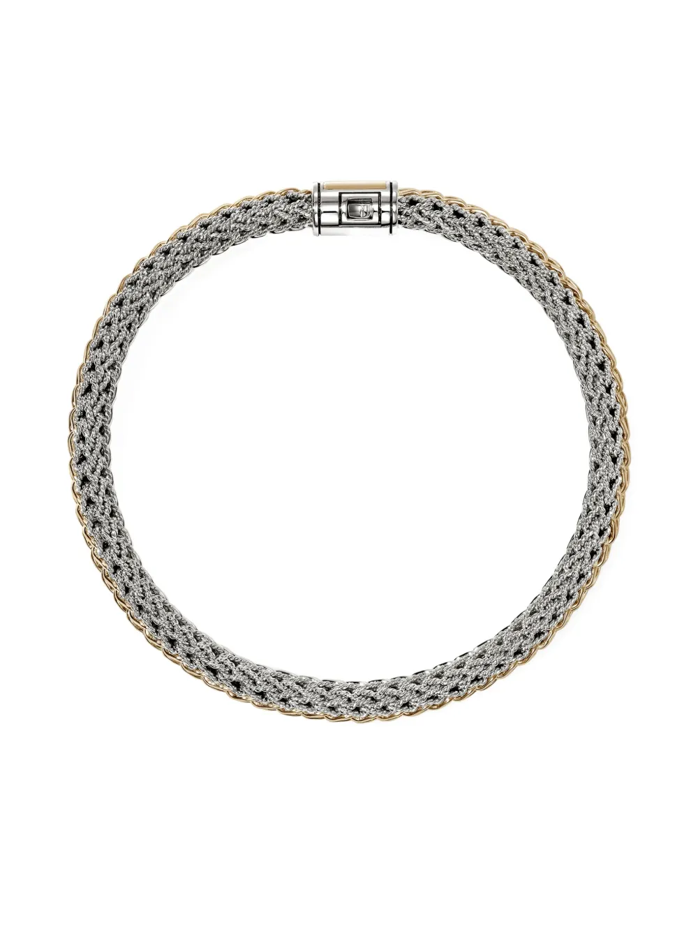 John Hardy 14k Yellow Gold Sterling Silver Bracelet In Metallic