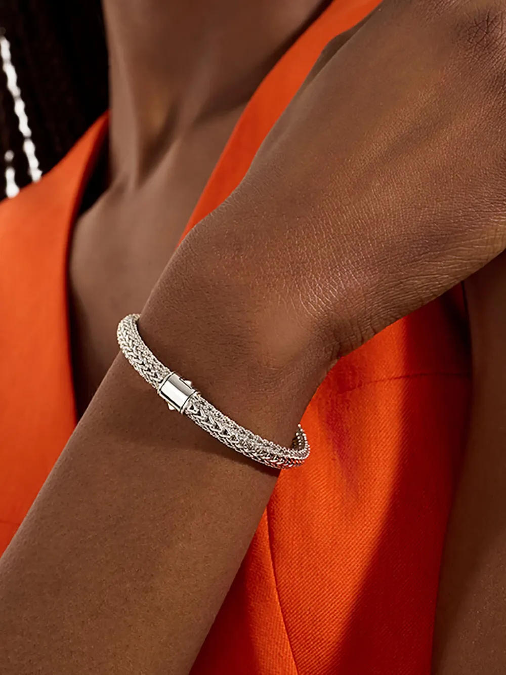 John Hardy 14k Yellow Gold Sterling Silver Bracelet In Metallic