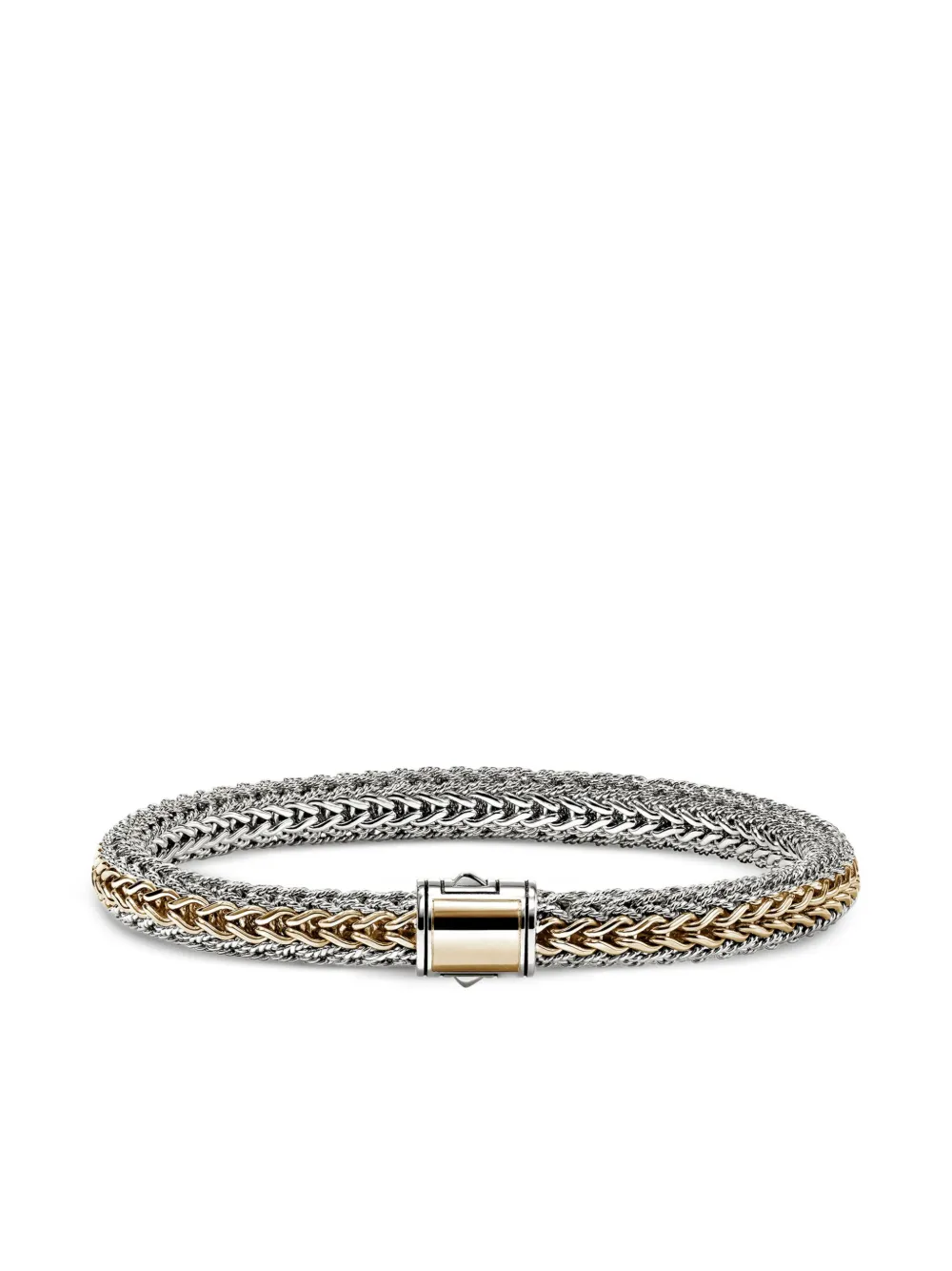 John Hardy 14K yellow gold sterling silver bracelet | Silver | Image 1