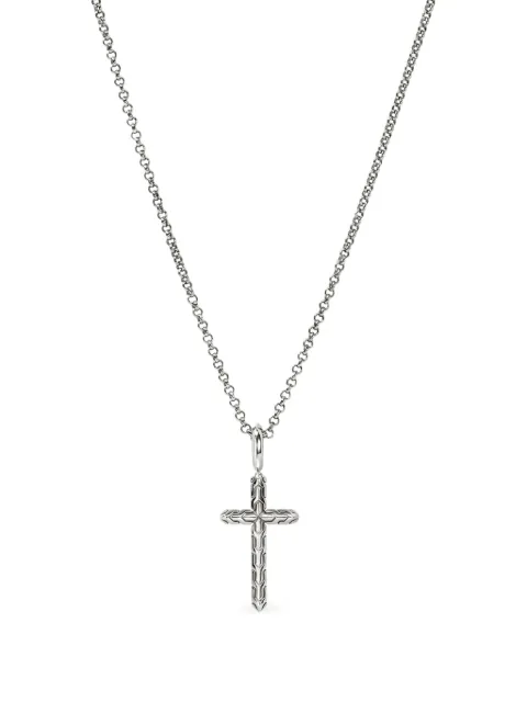John Hardy collar JH Essential Cross en plata de ley