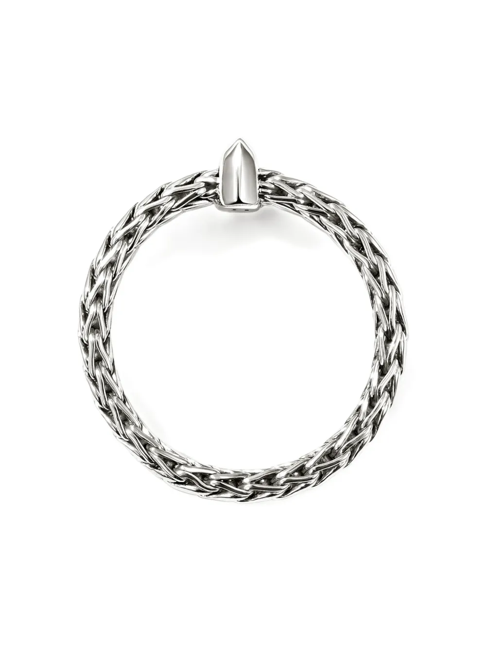 John Hardy Sterling Silver Icon Link Bar Ring In Metallic