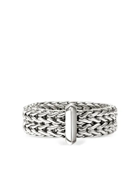 John Hardy sterling silver Icon Link Bar ring