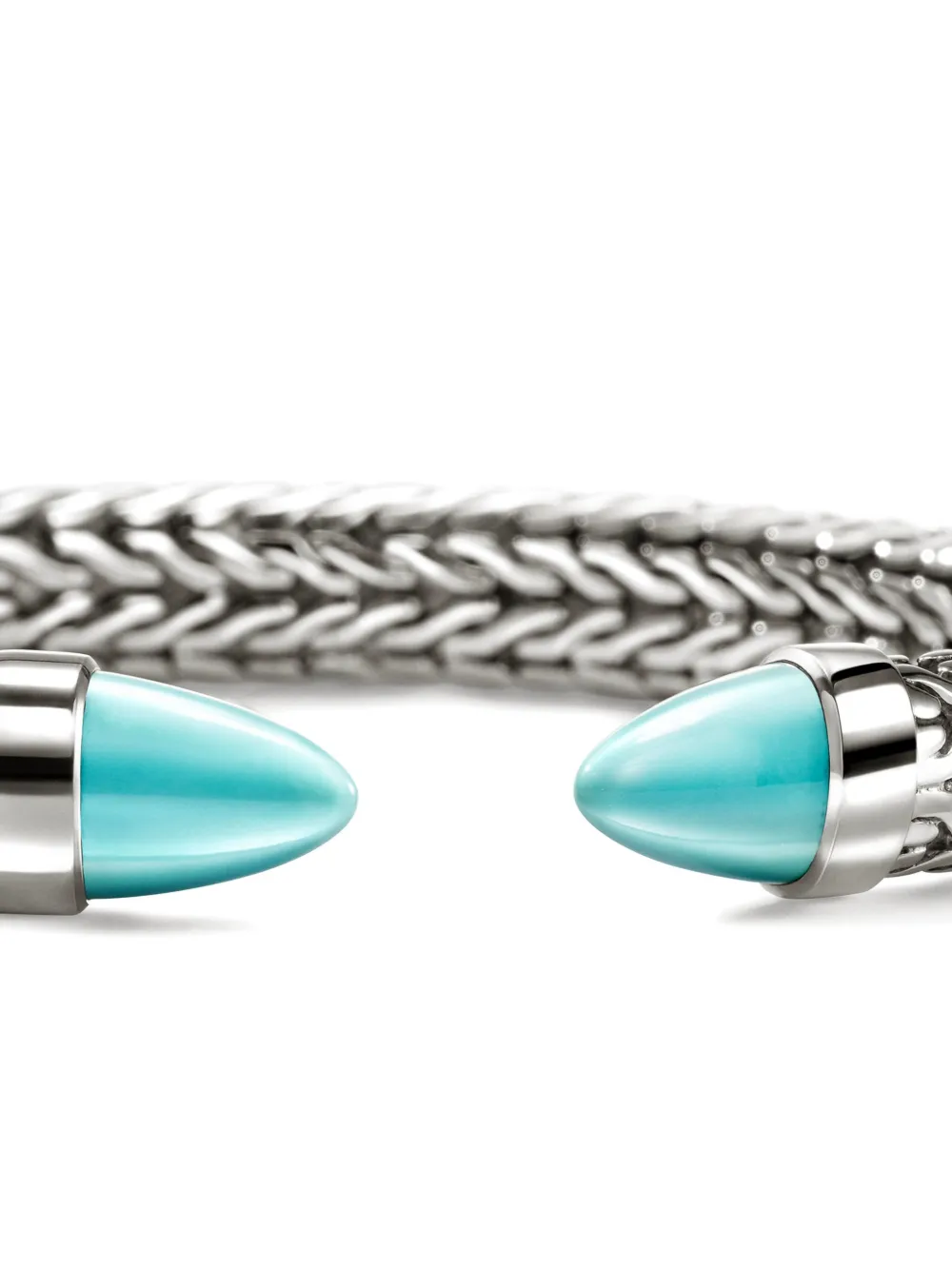 John Hardy Sterling Silver Turquoise Bracelet In Brown