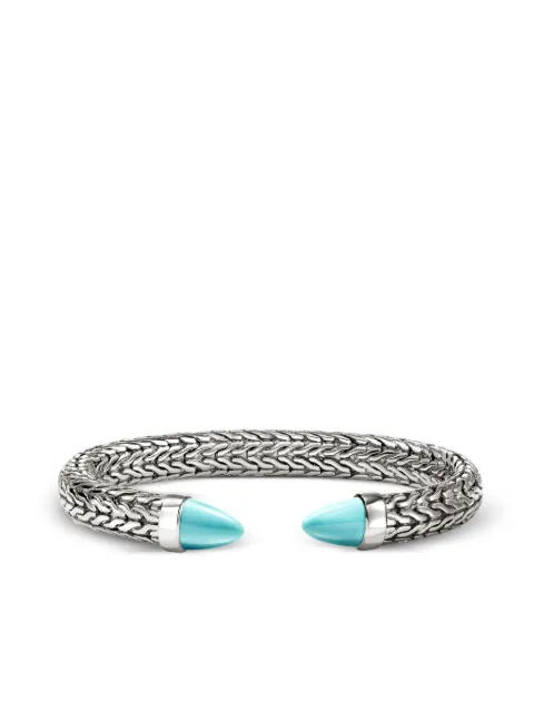 John Hardy sterling silver Spear 50 turquoise bracelet