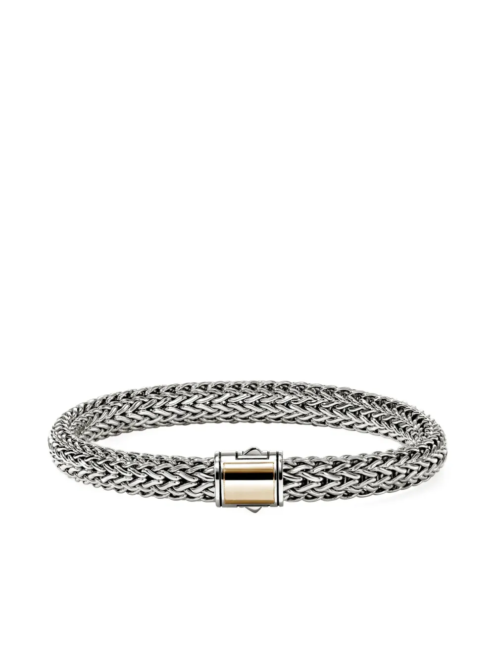 John Hardy 14K yellow gold sterling silver bracelet - Argento
