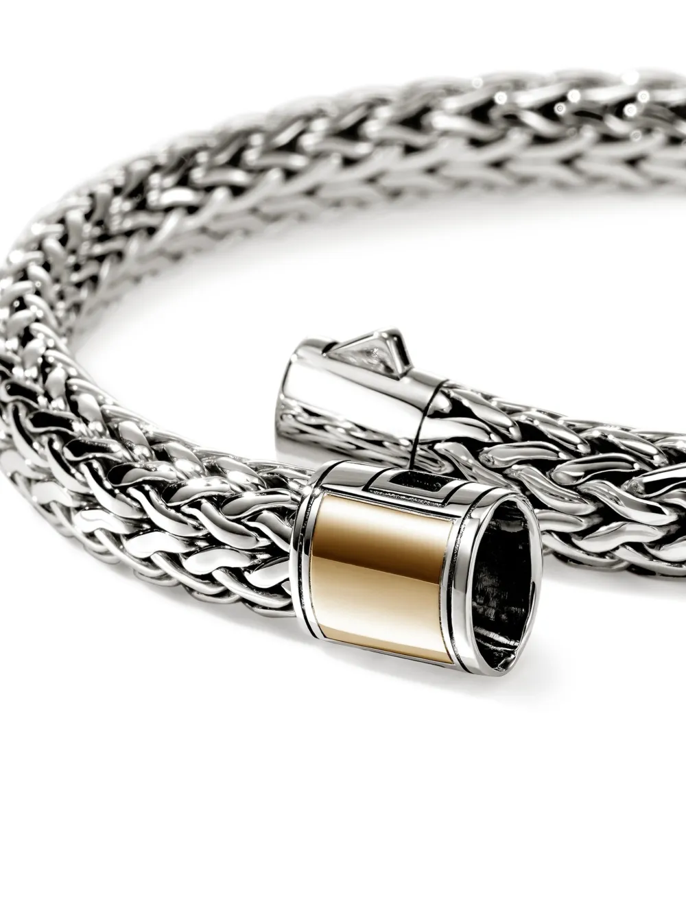 John Hardy 14k Yellow Gold Sterling Silver Bracelet In Metallic